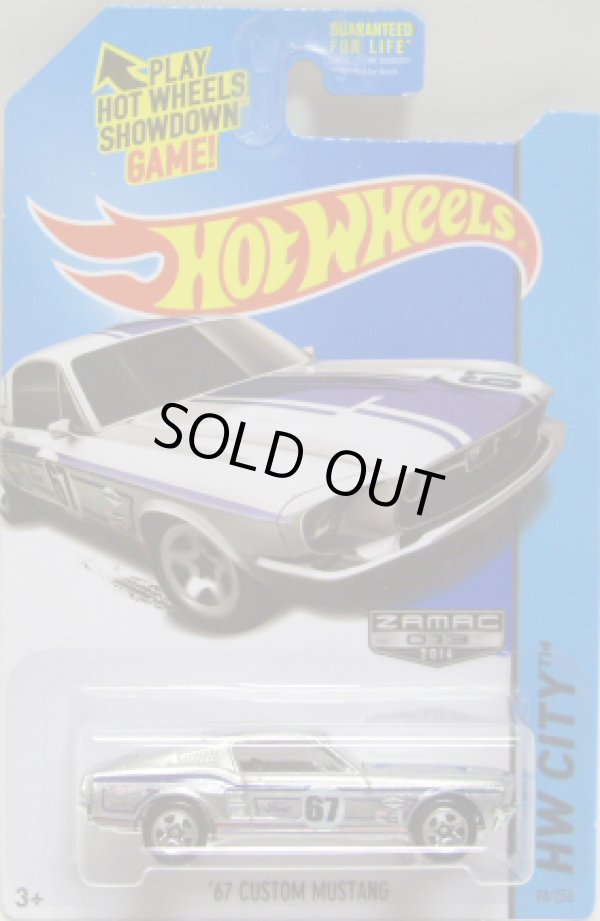 画像1: 【'67 CUSTOM MUSTANG】　ZAMAC/5SP (WALMART EXCLUSIVE)