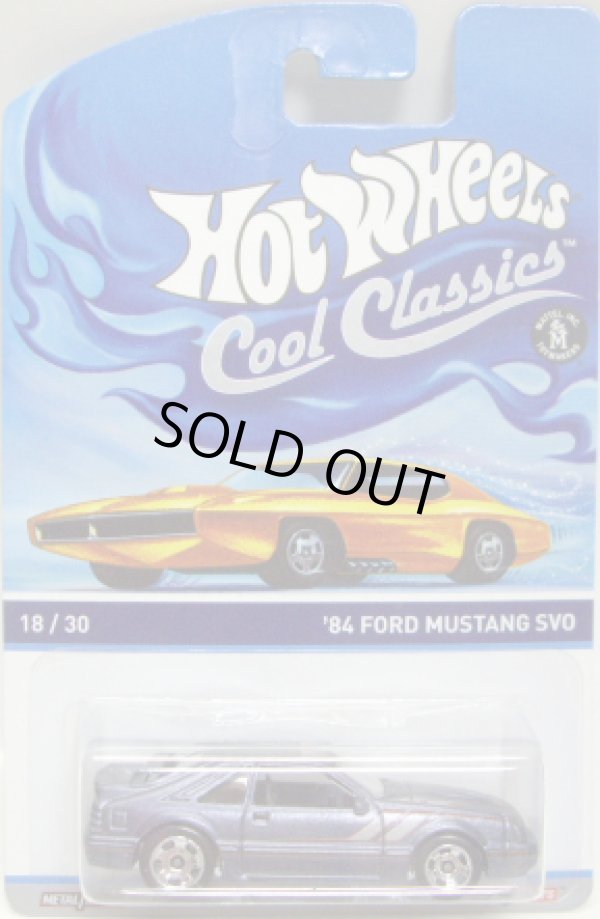 画像1: 2014 COOL CLASSICS 【'84 FORD MUSTANG SVO】 SPEC.FROST NAVY/RS (台紙のOTTOがオレンジ）