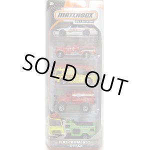 画像: 2014 MATCHBOX 5PACK  【FIRE COMMAND】 2006 Ford Crown Victoria(EX)/1952 Seagrave Fire Truck/Fire Engine/Flame Smasher(EX)/Blaze Blitzer