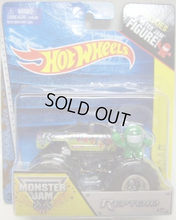 画像1: 2014 MONSTER JAM included MONSTER JAM FIGURE! 【REPTOID】 DK.GRAY