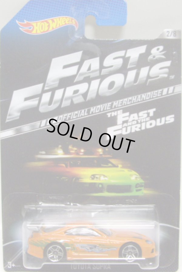 画像1: 2014 WALMART EXCLUSIVE "FAST & FURIOUS" 【TOYOTA SUPRA】 ORANGE/PR5