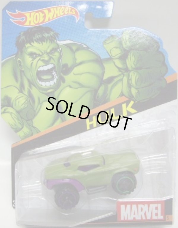 画像1: 2014 HW MARVEL 【HULK】　GREEN/OR6SP