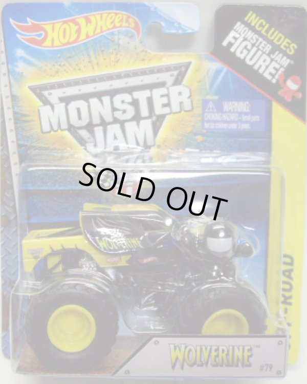 画像1: 2014 MONSTER JAM included MONSTER JAM FIGURE! 【WOLVERINE】 YELLOW