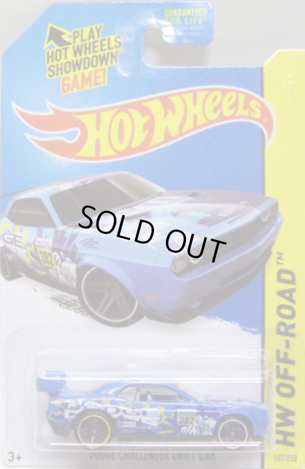 画像1: 【DODGE CHALLENGER DRIFT CAR】　BLUE/PR5 (KMART EXCLUSIVE)