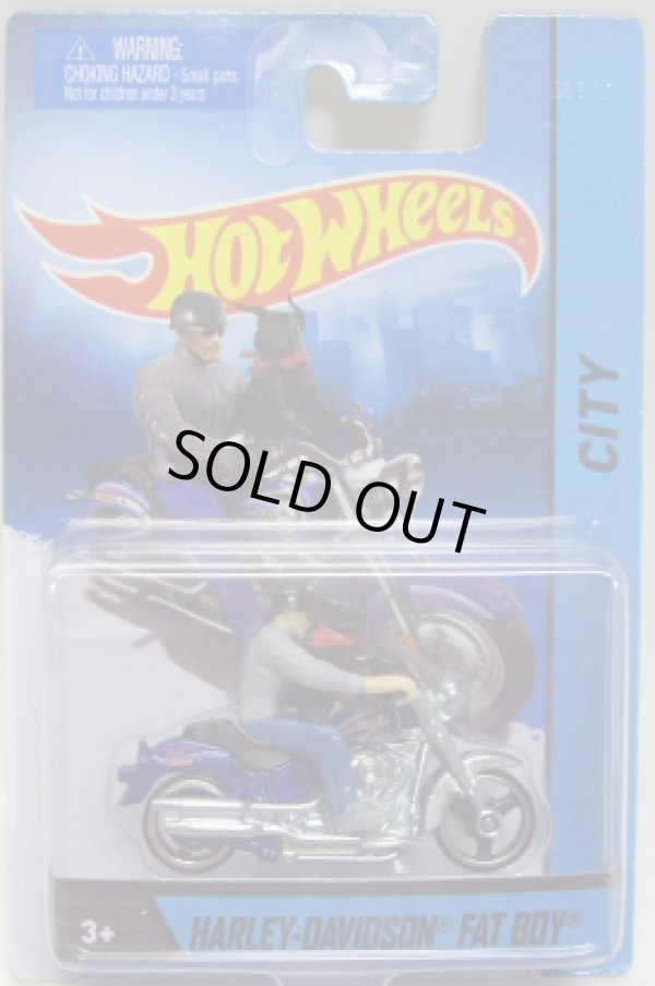 画像1: 2014 MOTOR CYCLES 【HARLEY-DAVIDSON FAT BOY】 BLUE (2014 CARD)