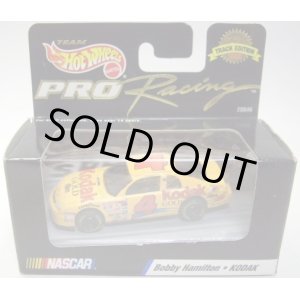 画像: 1998 HOT WHEELS PRO RACING TRACK EDITION 【BOBBY HAMILTON #4 TEAM KODAK】　YELLOW/RR