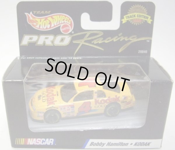 画像1: 1998 HOT WHEELS PRO RACING TRACK EDITION 【BOBBY HAMILTON #4 TEAM KODAK】　YELLOW/RR