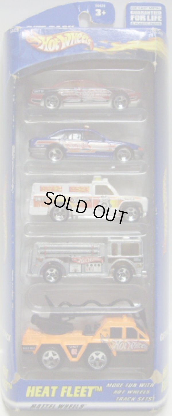 画像1: 2001 5PACK 【HEAT FLEET】　Oldsmobile Aurora / Police Car / Rescue Ranger / Fire Eater / Flame Stopper
