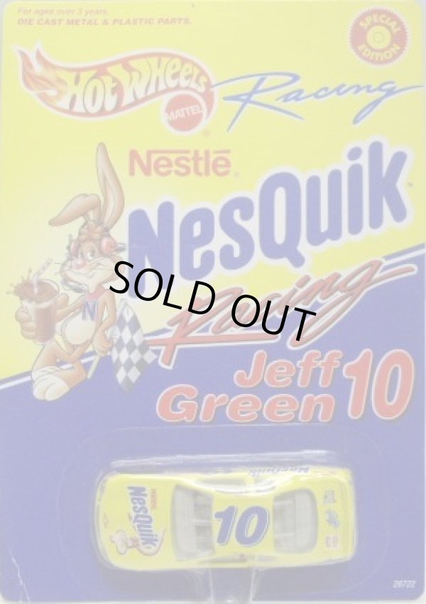 画像1: 2001 HOT WHEELS RACING 【#10 JEFF GREEN NESQUIK MONTE CARLO STOCKER】 YELLOW/GYR (SPECIAL EDITION)