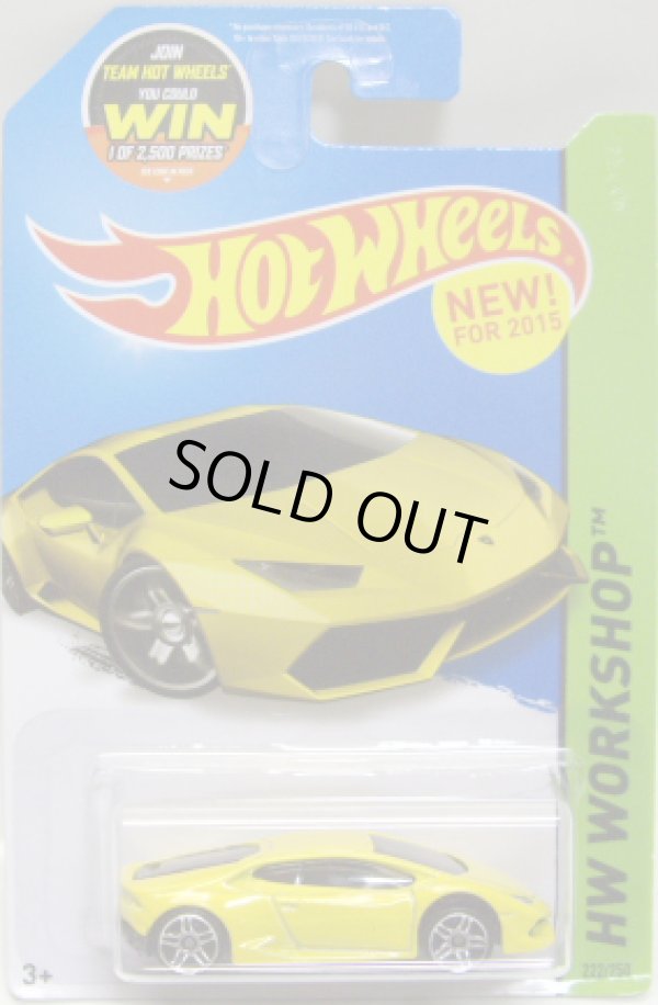 画像1: 【LAMBORGHINI HURACAN LP 610-4】　YELLOW/PR5 (NEW CAST) 