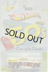 画像: 2012 WALMART EXCLUSIVE "CARS OF THE DECADES" 【'57 CHEVY】 YELLOW/5SP