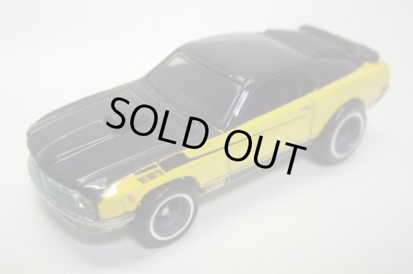 画像1: LOOSE - 2011 GARAGE 30CAR SET (バラシ） 【'70 FORD MUSTANG MACH 1】　YELLOW-BLACK/RR 