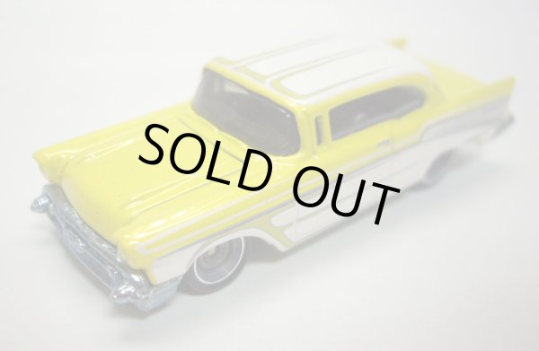 画像1: LOOSE - 2011 GARAGE 20CAR SET (バラシ） 【'57 CHEVY BEL AIR】　YELLOW/RR