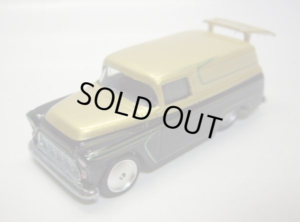 画像1: LOOSE - 2011 GARAGE 30CAR SET (バラシ） 【'55 CHEVY PANEL】　GOLD-BLACK/RR