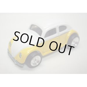 画像: LOOSE - 2011 GARAGE 30CAR SET (バラシ）【VOLKSWAGEN BEETLE】　WHITE-YELLOW/RR