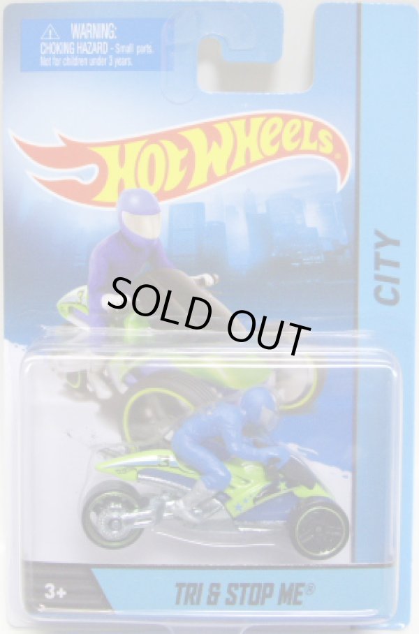 画像1: 2014 MOTOR CYCLES 【TRI & STOP ME】 LT.GREEN　(2014 CARD)
