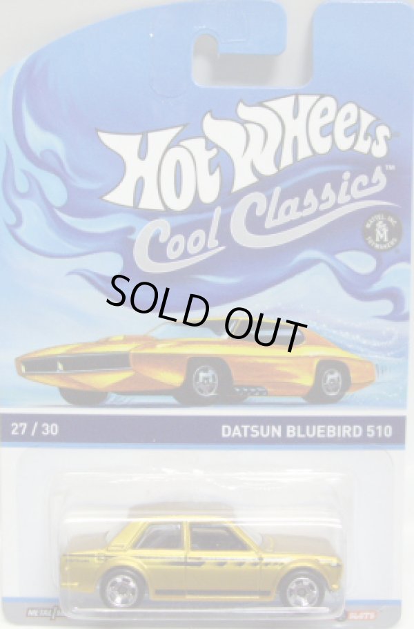 画像1: 2014 COOL CLASSICS 【DATSUN BLUEBIRD 510】 SPEC.FROST GOLD/RS (台紙のOTTOがオレンジ）