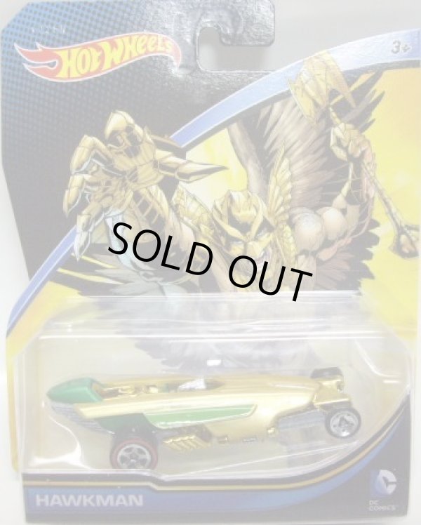 画像1: 2015 ENTERTAINMENT CHARACTERS 【HAWKMAN (開閉ギミックあり）】　GOLD-GREEN/RL-SK5 (DC COMICS) 