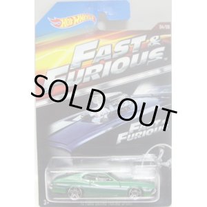 画像: 2015 WALMART EXCLUSIVE - FAST & FURIOUS （ワイルドスピード）【'72 FORD GRAND TORINO SORT】 GREEN/PR5 (前回とホイール違い）