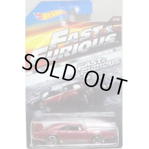 画像: 2015 WALMART EXCLUSIVE - FAST & FURIOUS （ワイルドスピード）【'69 DODGE CHARGER DAYTONA】 MAROON/O5 (前回より色が薄く・サイド下にTAMPO)