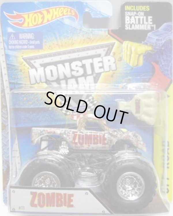 画像1: 2015 MONSTER JAM includes SNAP-ON BATTLE SLAMMER! 【ZOMBIE】 WHITE