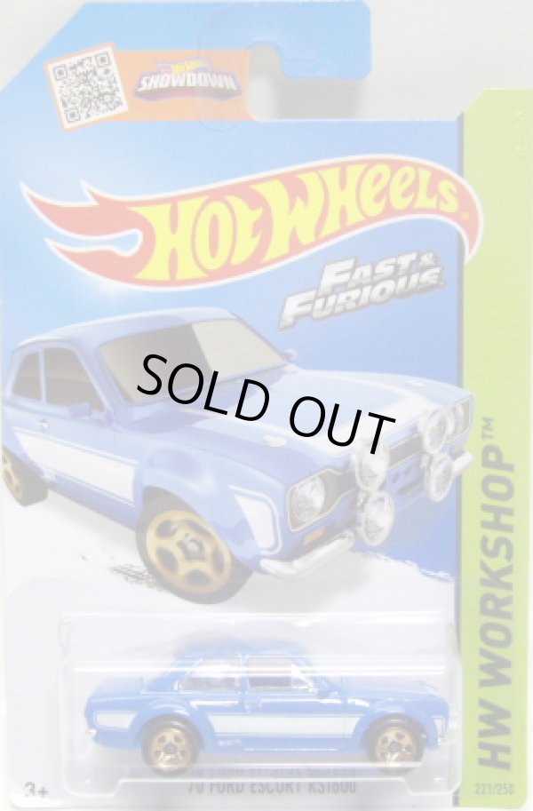 画像1: 【"FAST & FURIOUS" '70 FORD ESCORT RS1600】　LT.BLUE/5SP (NEW CAST)