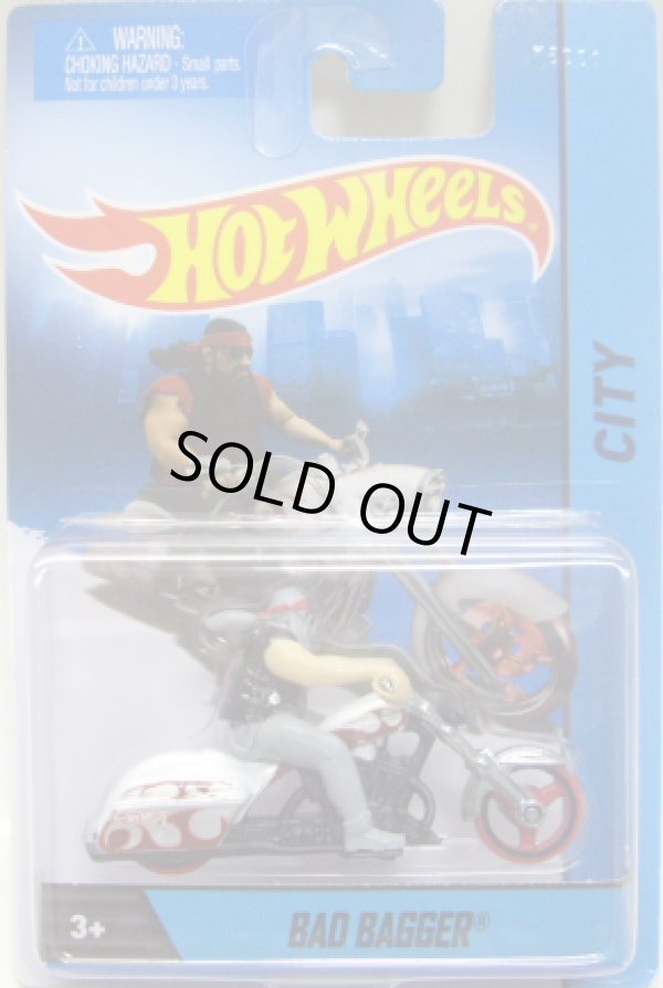 画像1: 2015 MOTOR CYCLES 【BAD BAGGER】 WHITE