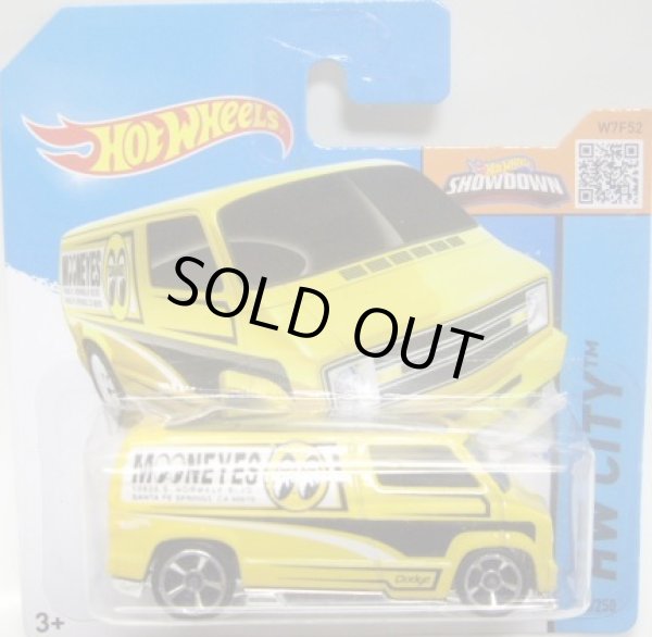 画像1: 【CUSTOM '77 DODGE VAN】　YELLOW/MC5 (MOONEYES)(インターナショナル・ショートカード) 