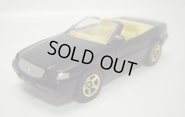 画像1: LOOSE - 1997 FAO SCHWARZ EXCLUSIVE GOLD SERIES COLLECTION III 【MERCEDES 500SL】　BLACK/5SP (CORGI CAST)