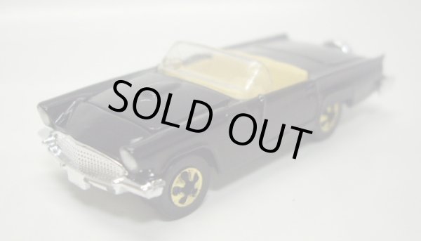 画像1: LOOSE - 1997 FAO SCHWARZ EXCLUSIVE GOLD SERIES COLLECTION III 【FORD THUNDERBIRD CONVERTIBLE】　BLACK/BW (CORGI CAST)