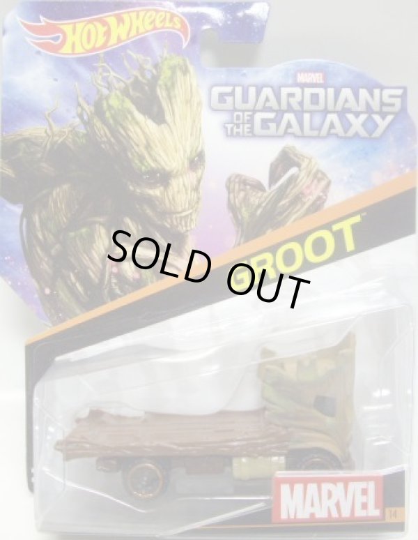 画像1: 2014 HW MARVEL 【GROOT】　BROWN/OR6SP