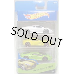 画像: 2015 HOT WHEELS 3PACK 【HW EXOTICS】 Lamborghini Reventon / Aston Martin One-77 / Lamborghini Aventador