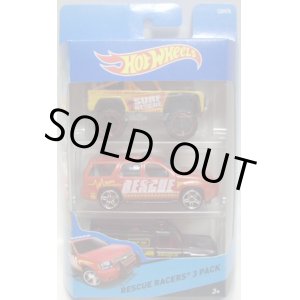 画像: 2015 HOT WHEELS 3PACK 【RESCUE RACERS】 Custom Ford Bronco / '07 Chevy Tahoe / HW Rapid Responde