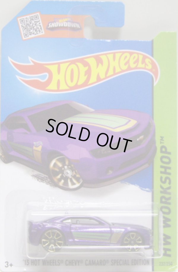 画像1: 【'13 HOT WHEELS CHEVY CAMARO SPECIAL EDITION】　PURPLE/FTE2