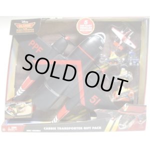 画像: 2015 DISNEY PLANES FIRE & RESCUE 【CABBIE TRANSPORTER GIFT PACK】 included FIREFIGHTER DUSTY/BLACKOUT/AVALANCHE/DRIP/MARU