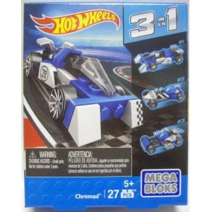 画像: MEGA BLOKS HOT WHEELS 3 in 1 【CHROMAD】　BLUE/10SP