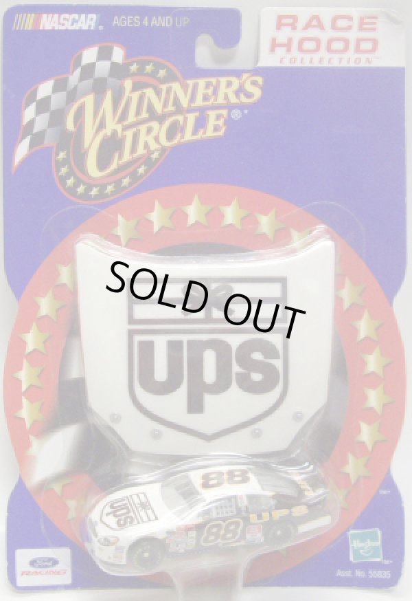 画像1: 2002 ACTION - NASCAR WINNER'S CIRCLE 【"#88 UPS" FORD TAURUS】　WHITE-BROWN (with 1/24 RACE HOOD)