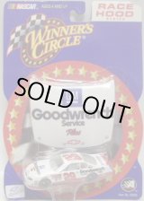画像: 2002 ACTION - NASCAR WINNER'S CIRCLE 【"#29 GM GOODWRENCH" CHEVY MONTE CARLO】 WHITE (with 1/24 RACE HOOD)
