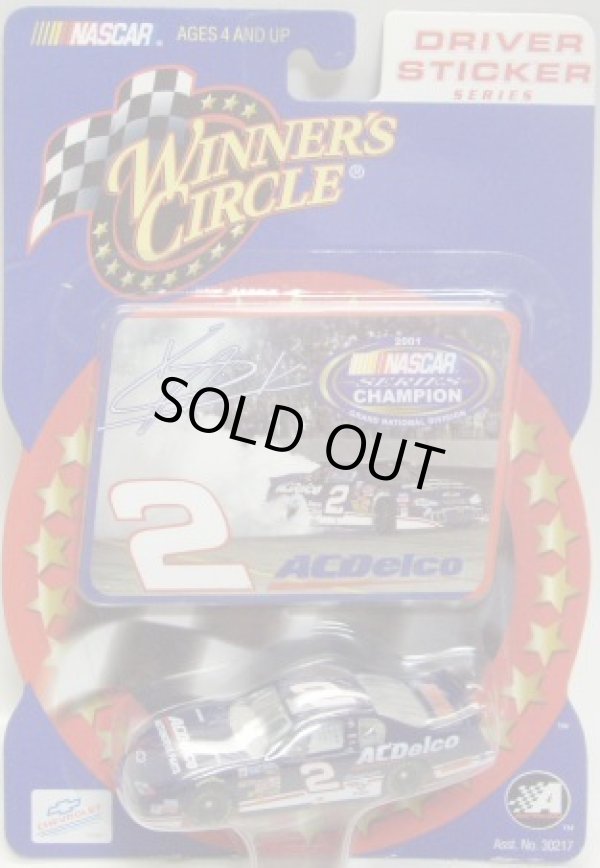 画像1: 2001 ACTION - NASCAR WINNER'S CIRCLE 【"#2 AC DELCO" CHEVY MONTE CARLO】　NAVY (DRIVER STICKER)