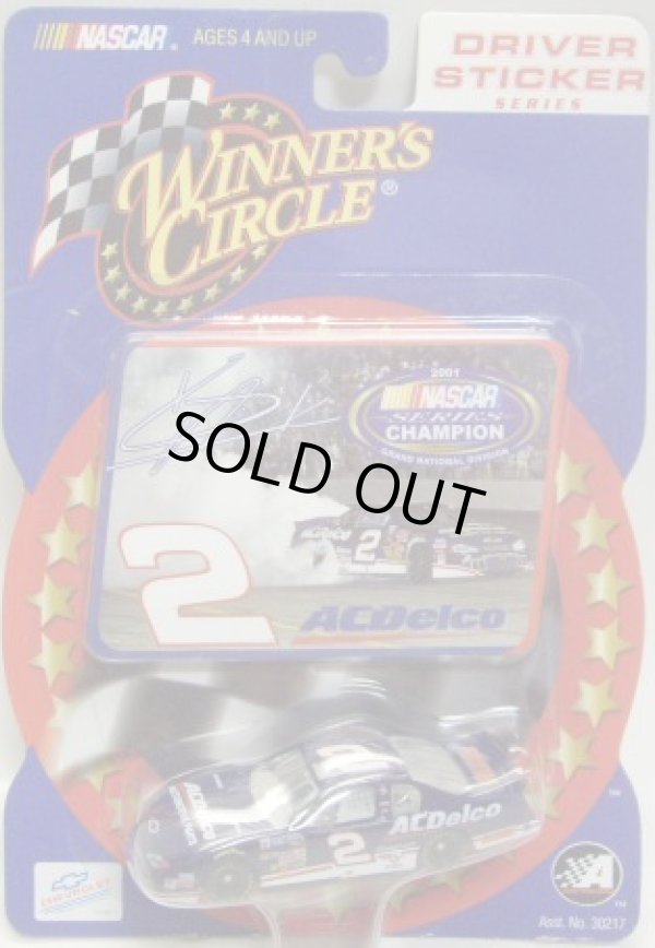 画像1: 2001 ACTION - NASCAR WINNER'S CIRCLE 【"#2 AC DELCO" CHEVY MONTE CARLO】　NAVY (DRIVER STICKER)