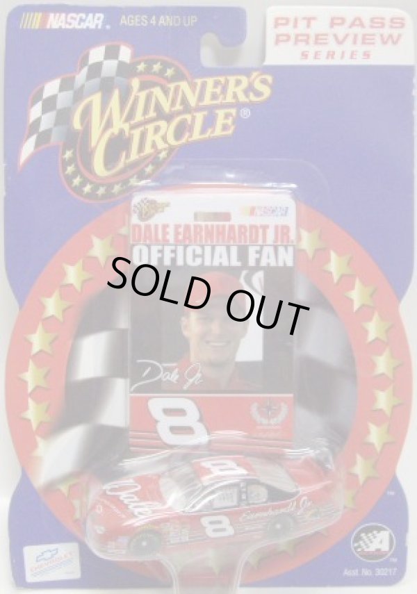 画像1: 2002 ACTION - NASCAR WINNER'S CIRCLE 【"#8 DALE EARNHARDT JR." CHEVY MONTE CARLO】　RED (PIT PASS PREVIEW)