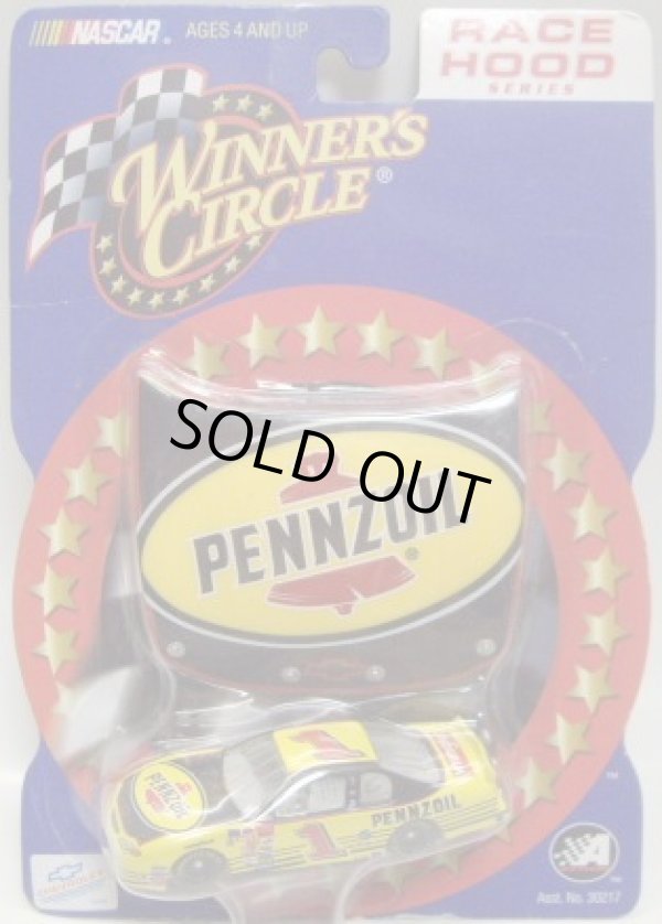 画像1: 2002 ACTION - NASCAR WINNER'S CIRCLE 【"#1 PENNZOIL" CHEVY MONTE CARLO】 YELLOW-BLACK (with 1/24 RACE HOOD)