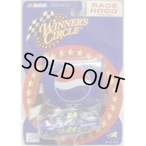 画像: 2002 ACTION - NASCAR WINNER'S CIRCLE 【"#24 DU PONT/PEPSI" CHEVY MONTE CARLO】 BLUE (with 1/24 RACE HOOD)