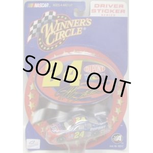 画像: 2001 ACTION - NASCAR WINNER'S CIRCLE 【"#24 DU PONT" CHEVY MONTE CARLO】　RED-BLUE (DRIVER STICKER)