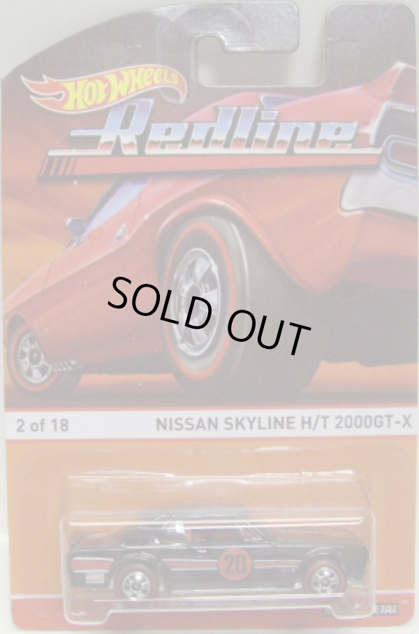 画像1: 2015 HW HERITAGE - REDLINE 【NISSAN SKYLINE H/T 2000GT-X】 BLACK/RL