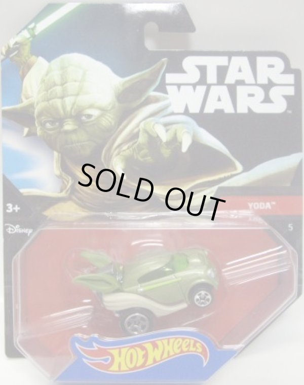 画像1: 2015 HW STAR WARS 【YODA】　FLAT LT.GREEN/5SP (2015 BLACK CARD)