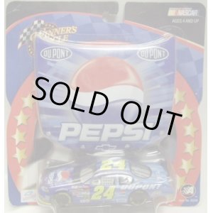 画像: 1/43 2003 ACTION - NASCAR WINNER'S CIRCLE 【"#24 PEPSI/DU PONT" CHEVY MONTE CARLO】　BLUE (with 1/18 RACE HOOD)