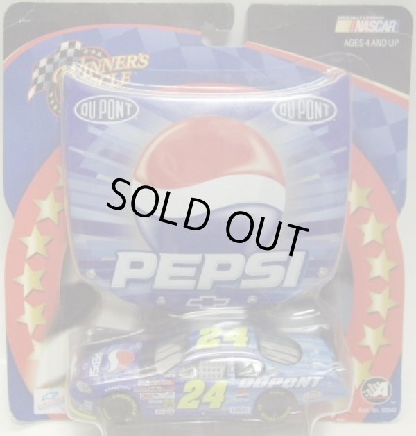 画像1: 1/43 2003 ACTION - NASCAR WINNER'S CIRCLE 【"#24 PEPSI/DU PONT" CHEVY MONTE CARLO】　BLUE (with 1/18 RACE HOOD)