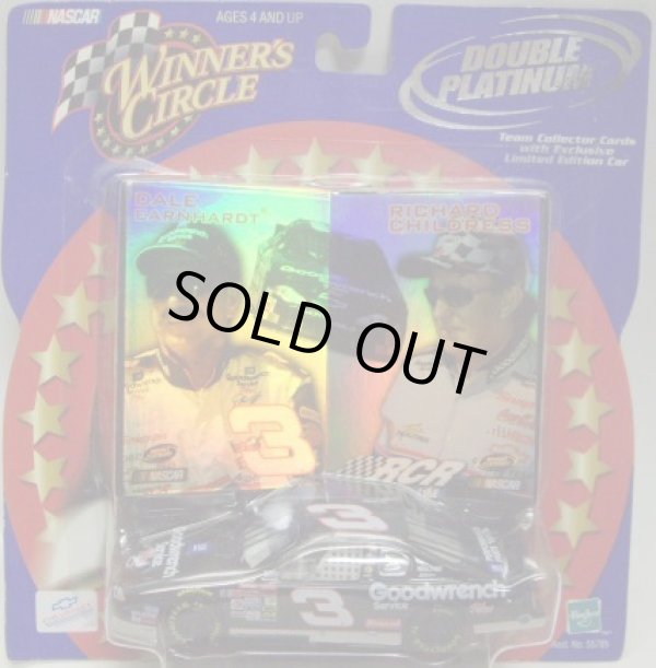画像1: 1/43 2000 HASBRO- NASCAR WINNER'S CIRCLE 【"#3 GM GOODWRENCH PLUS" CHEVY MONTE CARLO】　BLACK(WHITE インテリア）