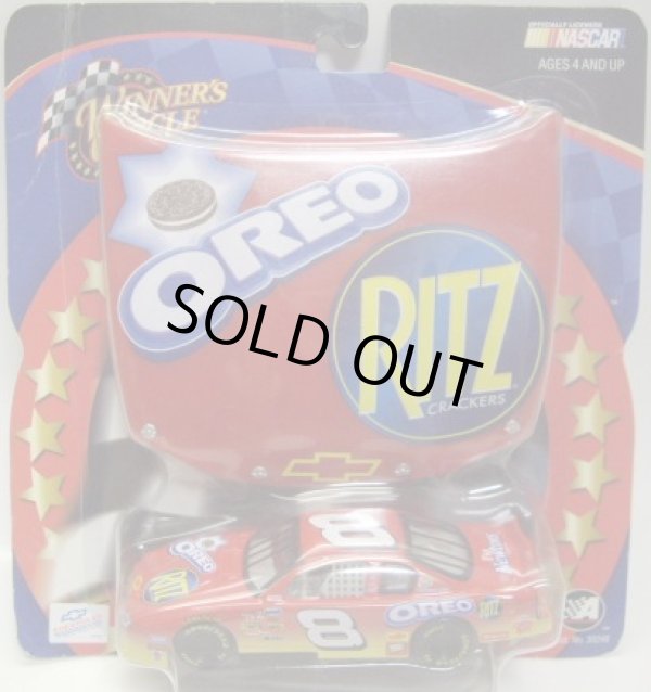 画像1: 1/43 2003 ACTION - NASCAR WINNER'S CIRCLE 【"#8 OREO" CHEVY MONTE CARLO】　RED (with 1/18 RACE HOOD)